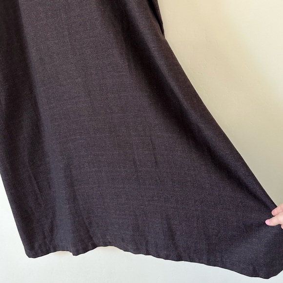 Eskandar Cashmere Silk High Low Hem Dress - Picture 10 of 14